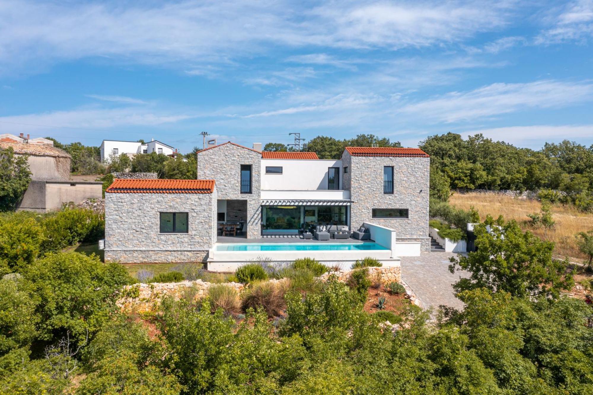 Villa Cà Veia Vrbnik Exterior foto